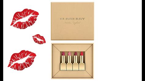 burberry festive mini lip velvet set|Burberry lip velvet lipstick.